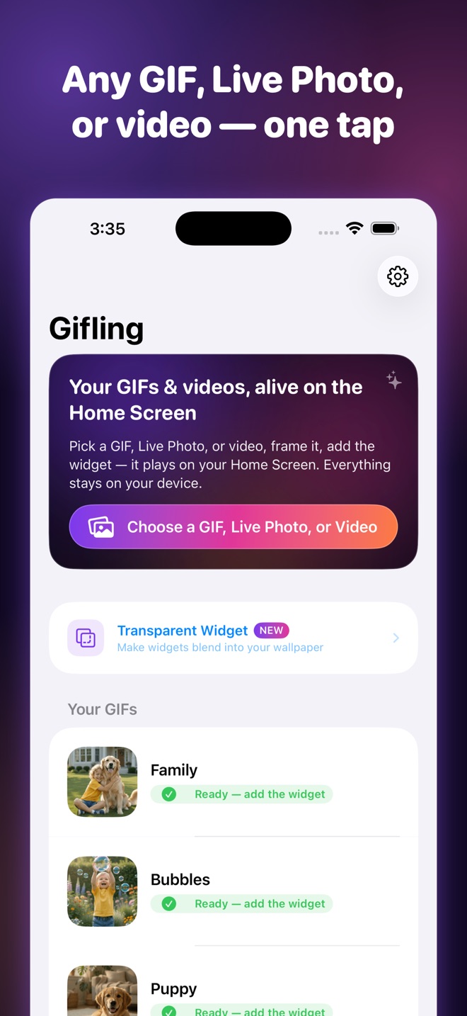 Gifling screenshot 3
